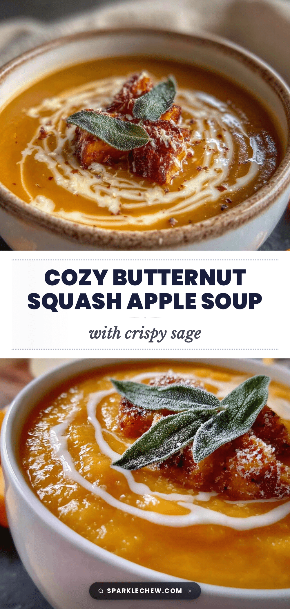 butternut squash apple soup recipe