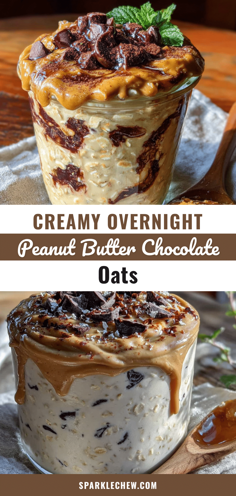 creamy overnight peanut butter chocolate chip oats recipe