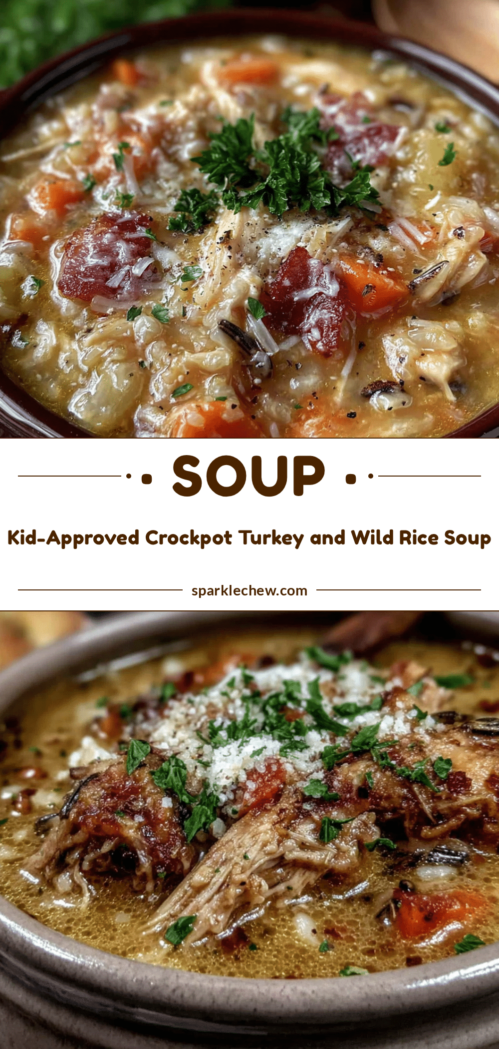crockpot turkey and wild rice soup recipe