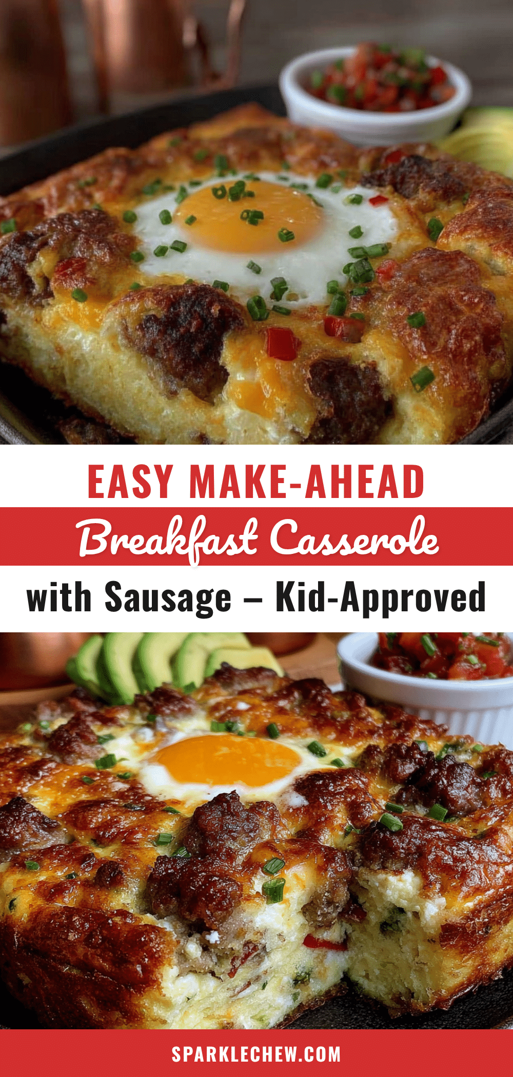 easy make-ahead breakfast casserole with sausage recipe
