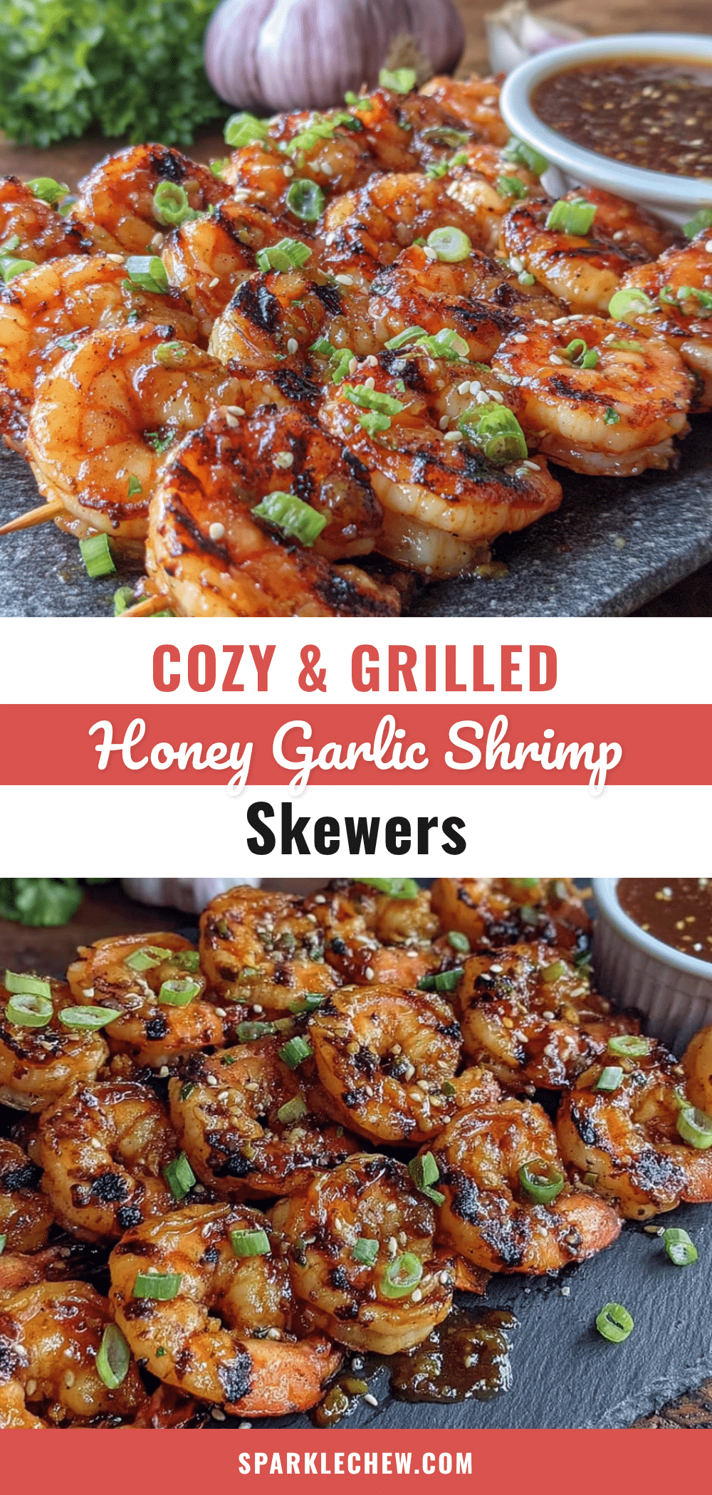 honey garlic grilled shrimp recipe