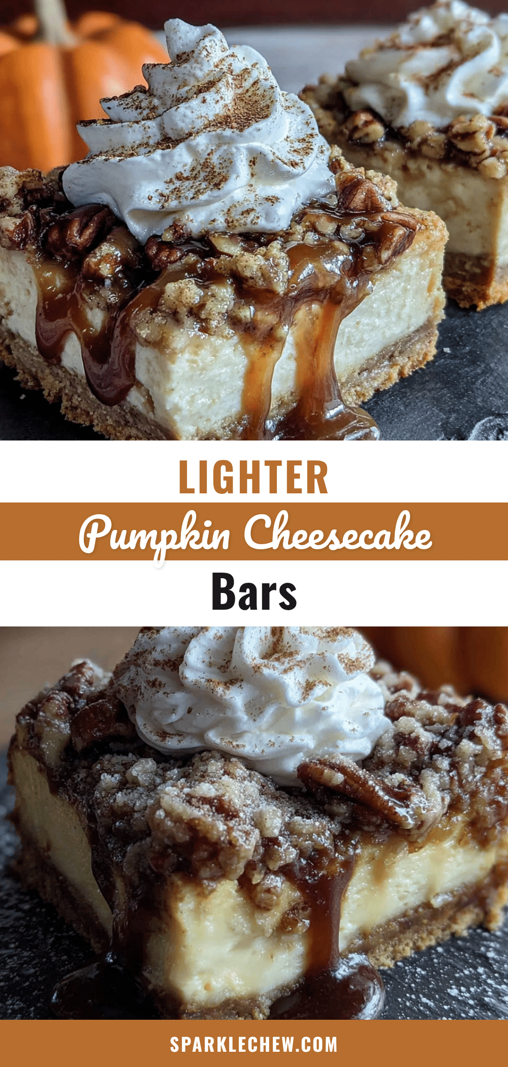 light pumpkin cheesecake bars recipe