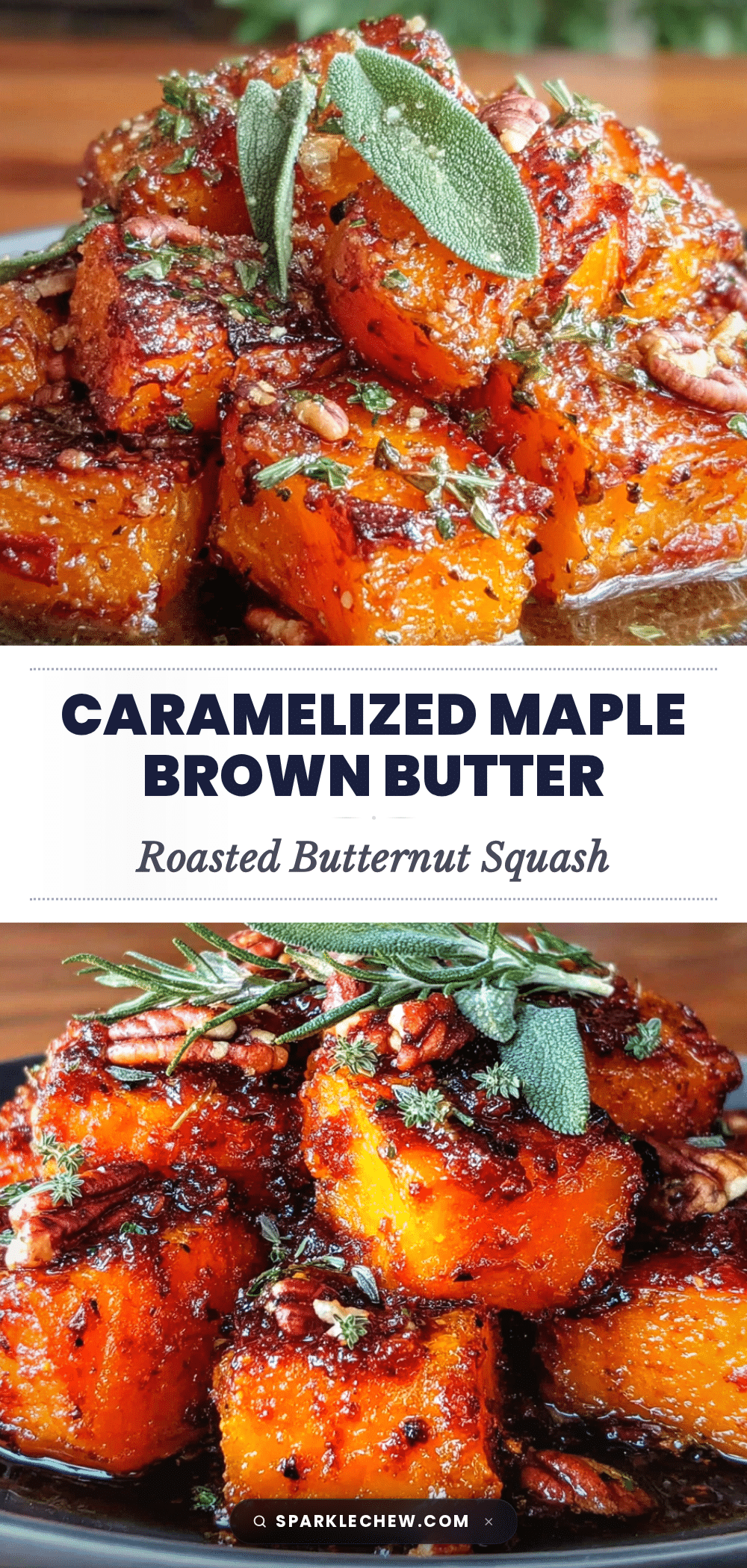 maple brown butter roasted butternut squash recipe
