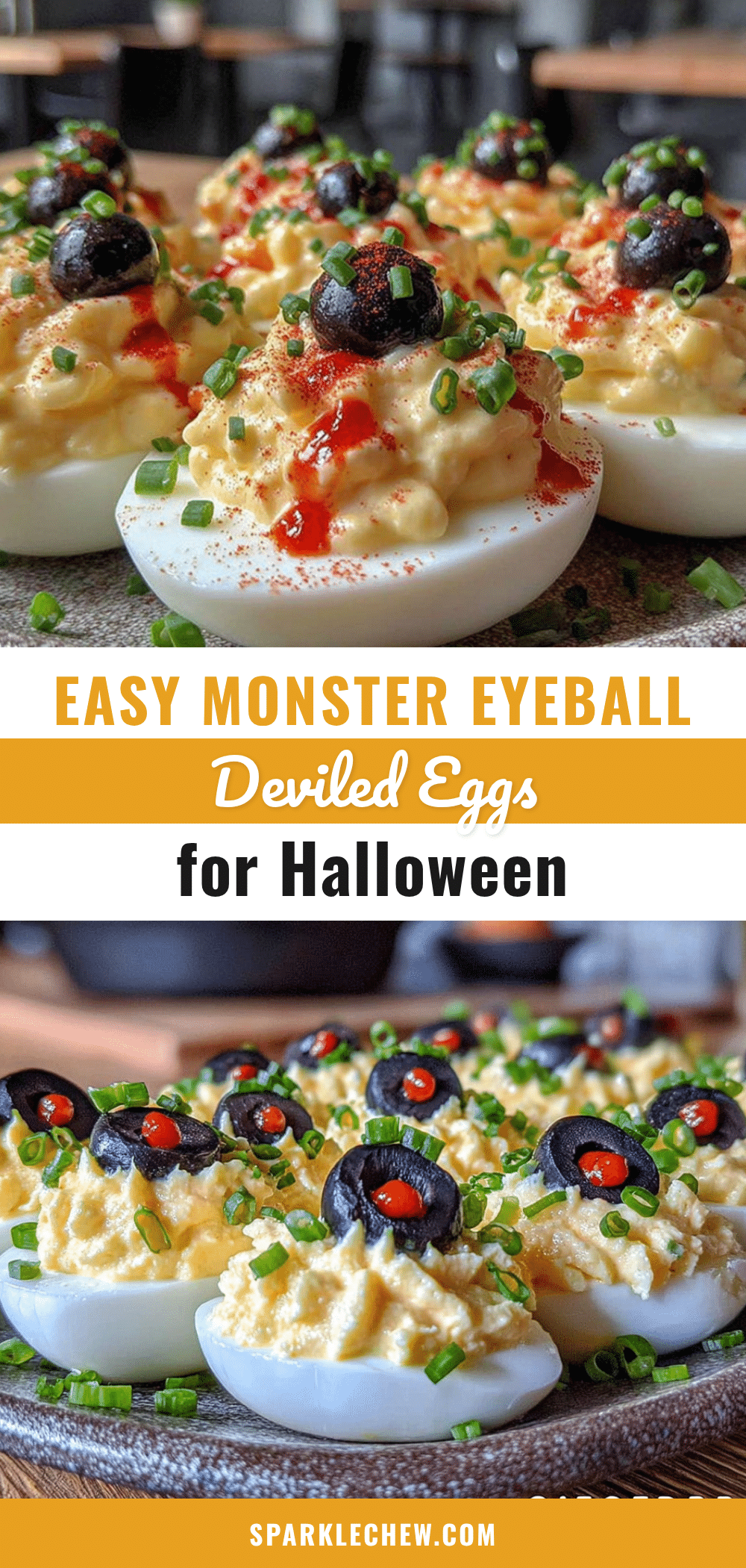 monster eyeball deviled eggs recipe