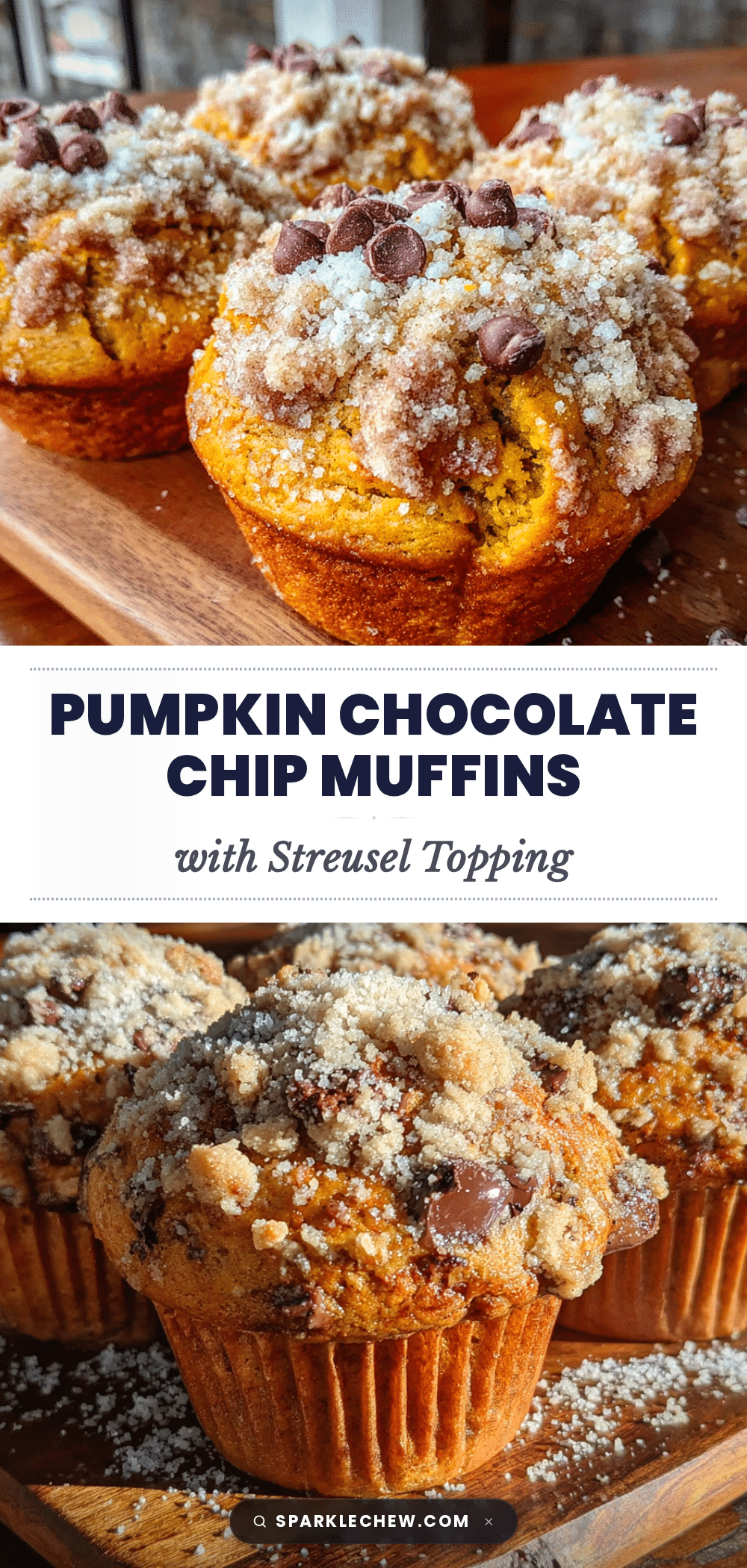 pumpkin chocolate chip muffins recipe