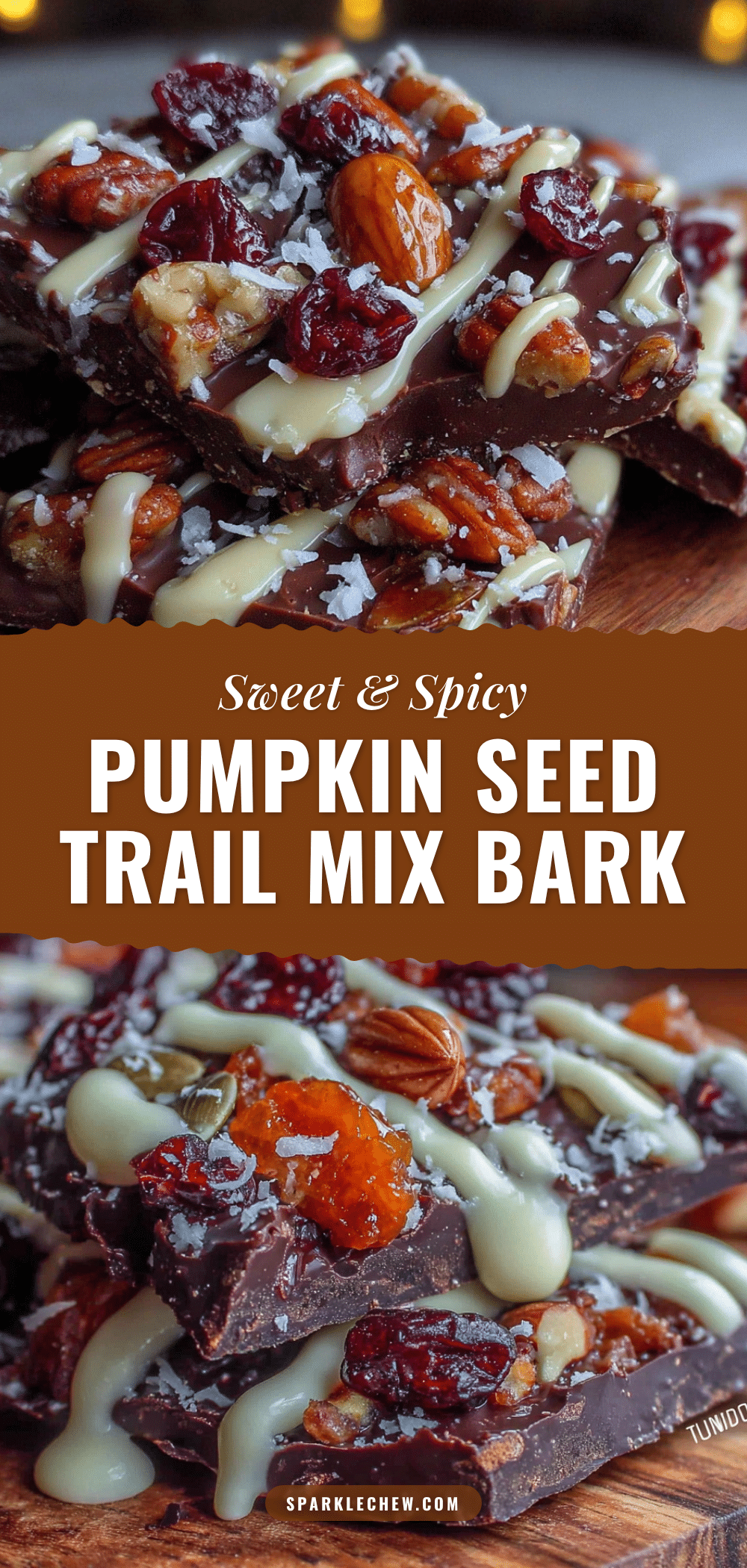 pumpkin seed trail mix bark recipe