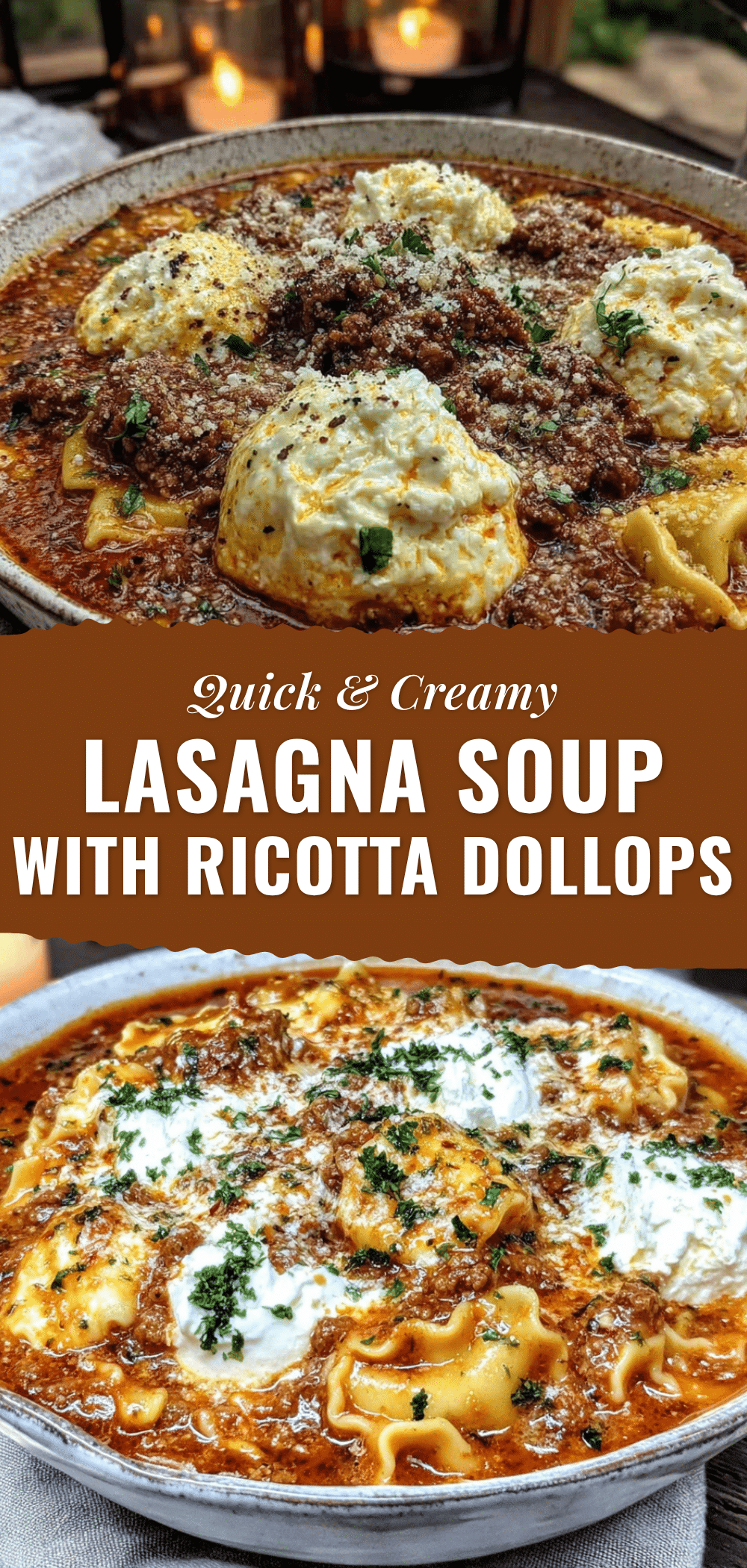quick creamy lasagna soup recipe