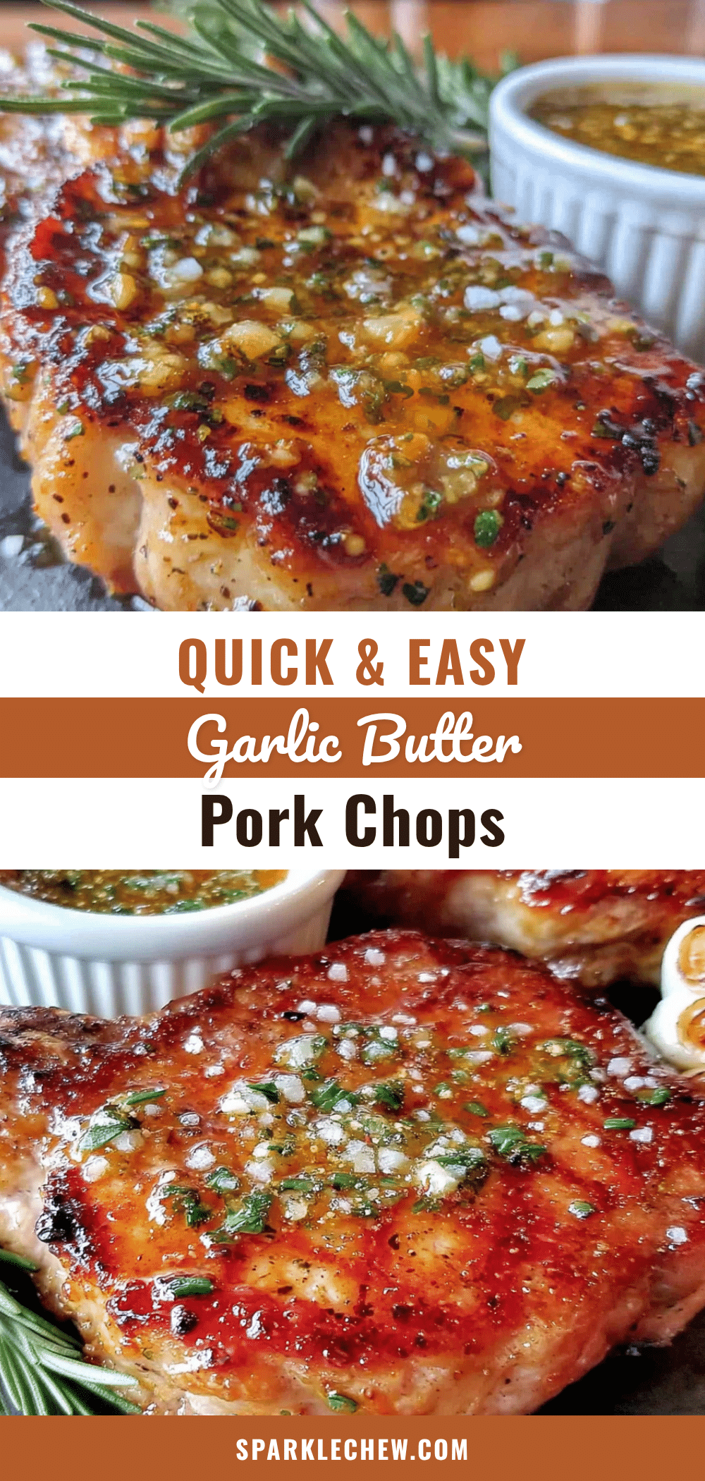 quick garlic butter pork chops recipe