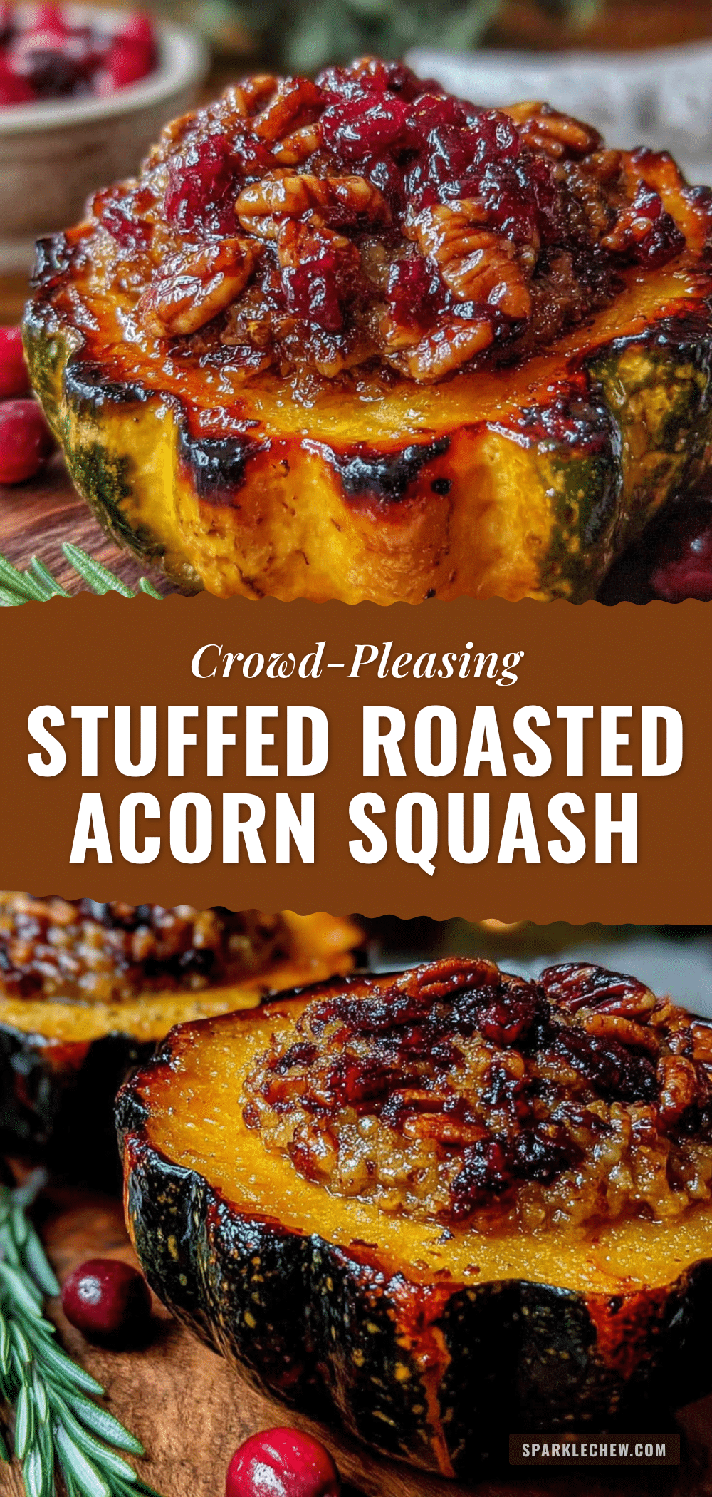 stuffed roasted acorn squash recipe