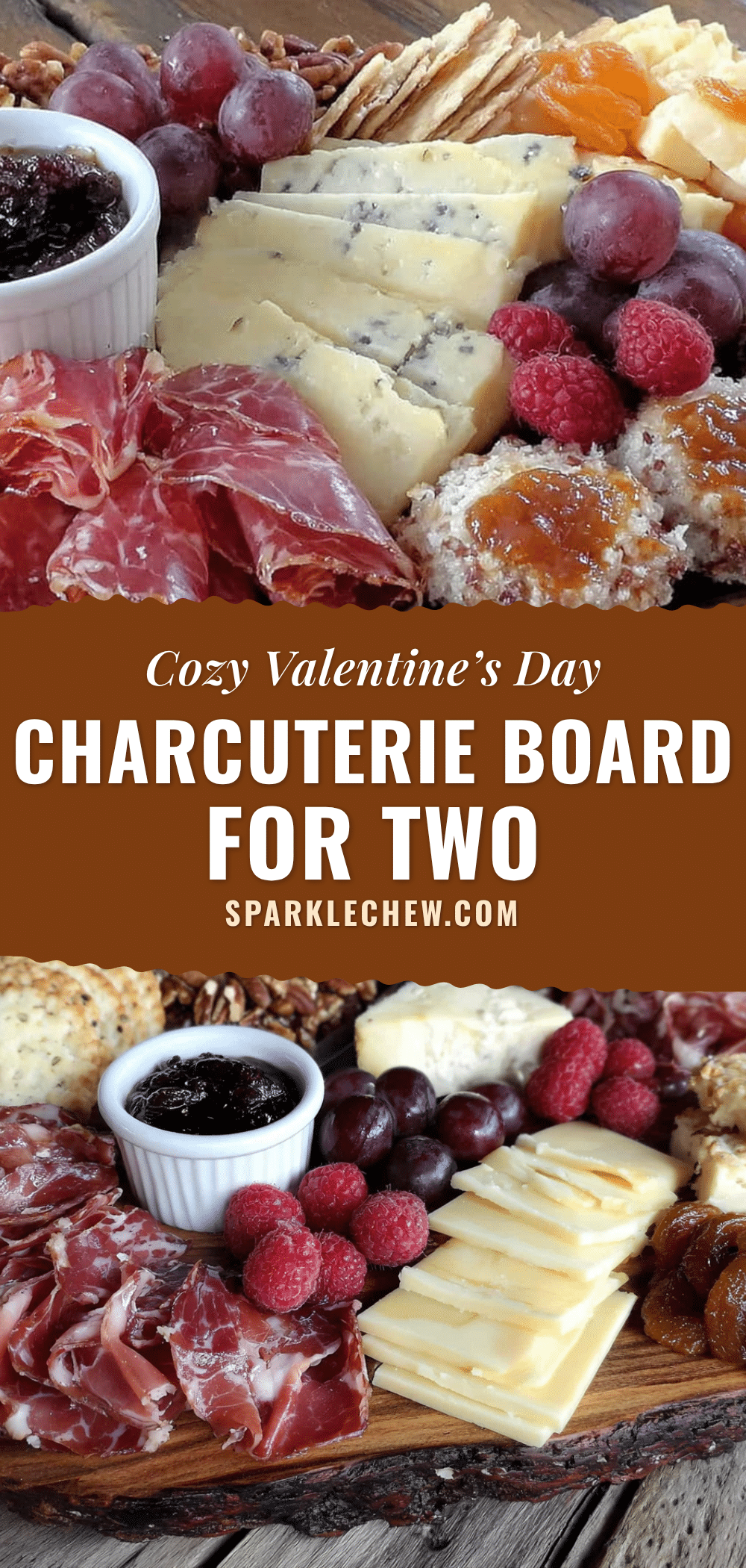 Valentines Day charcuterie board for two recipe