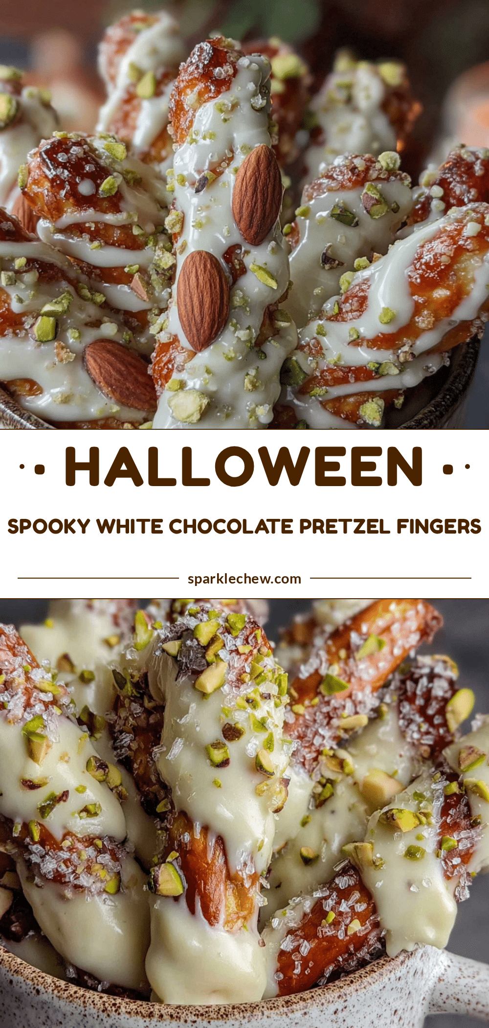 white chocolate pretzel fingers recipe