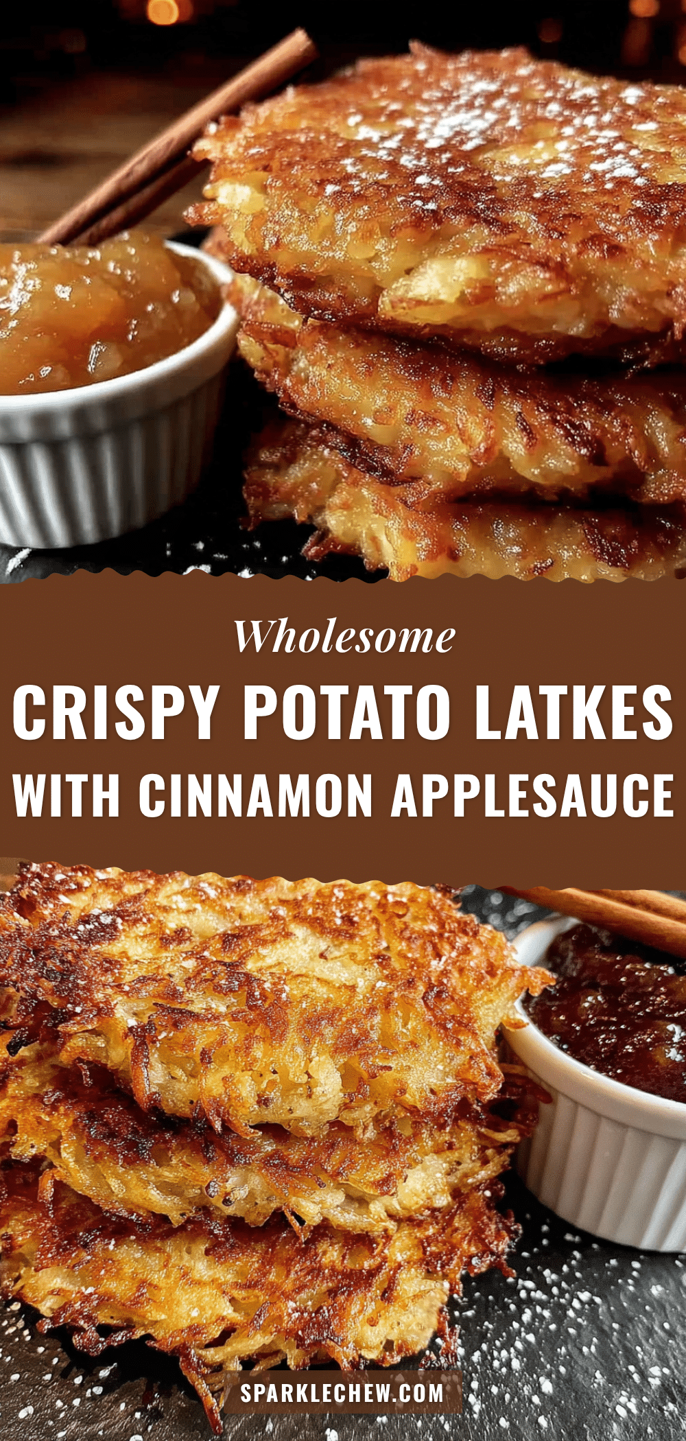 potato latkes with cinnamon applesauce recipe